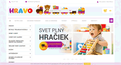 Desktop Screenshot of hravo.sk